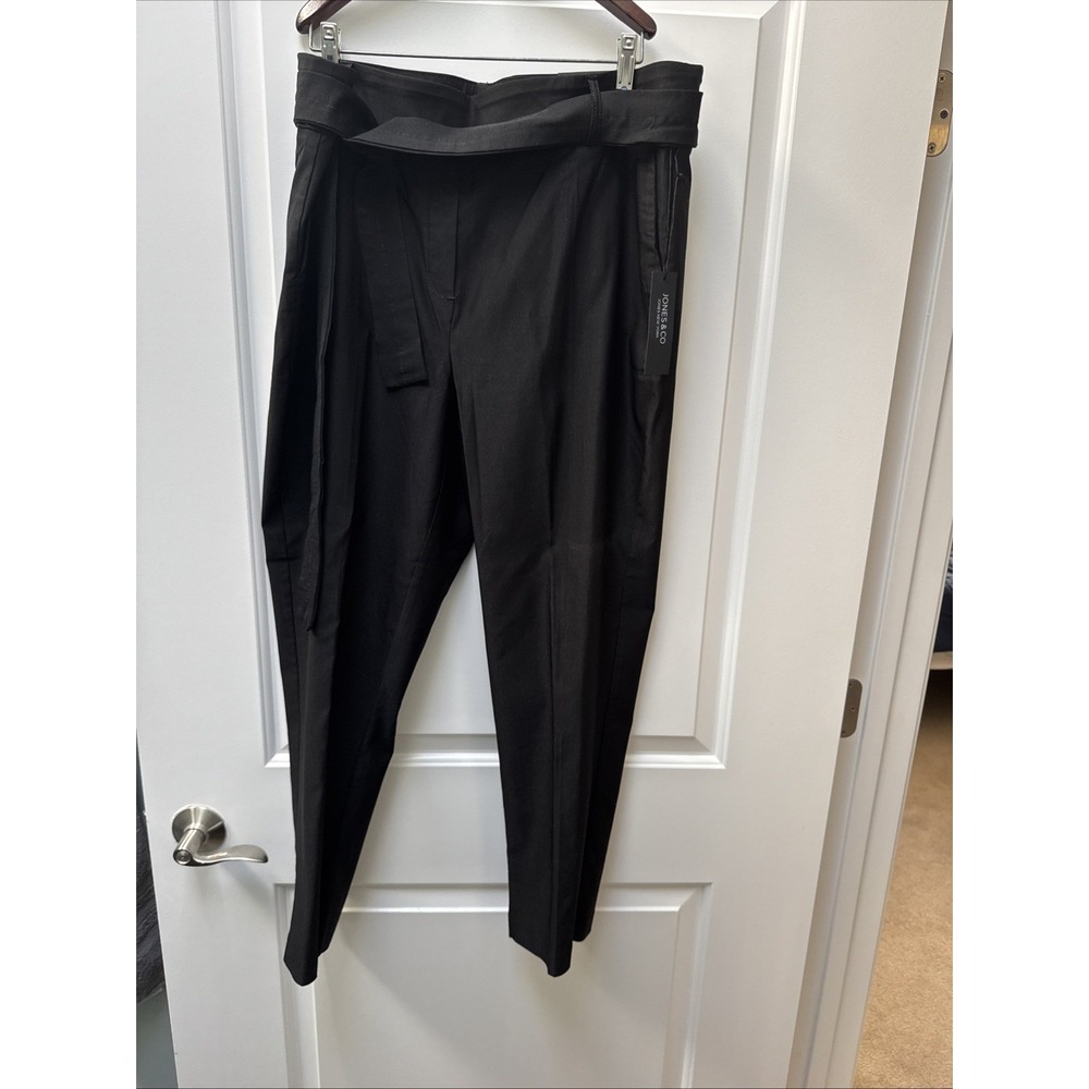NWT Jones NY‎ Pants Trouser Pull On Slim Ankle Length Tie Waist Women's Plus 2X